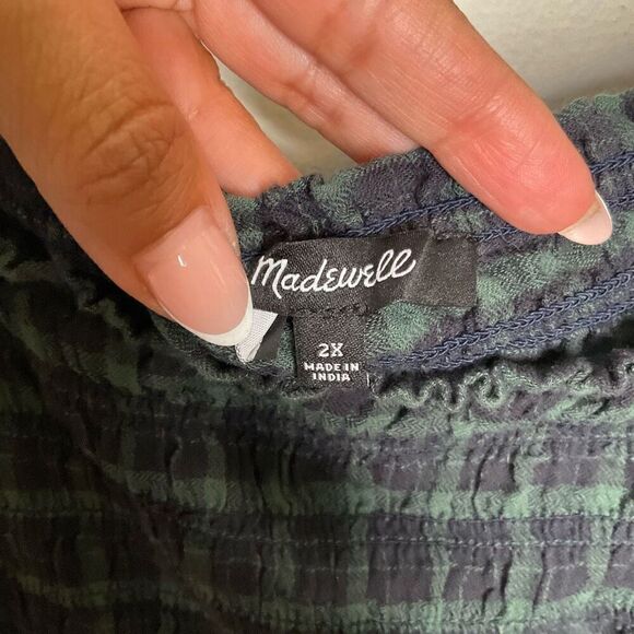 Madewell Lucie Bubble Smock Top - Picture 5 of 6